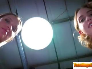 Sex Action With Big prick Fill Right In Wet Pussy Of Teen daughter (Chloe Couture & Liza Rowe) video-