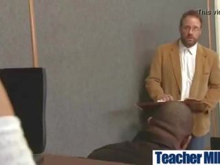 Hard X rated movie Tape In Class With street girl Bigtits Teacher video-12
