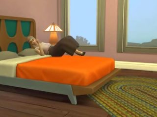 Mom and son have adult movie for the first time 1 hour just after he puts himself in his mother's bed after the blanket