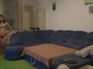 Superb teen on real hiddencam